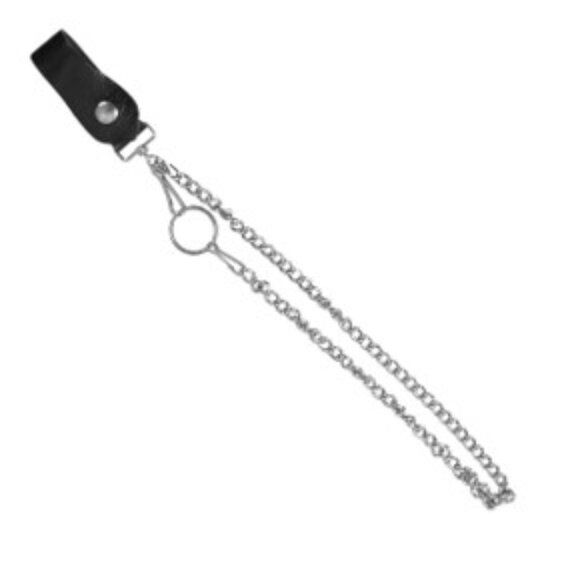 Hot Leathers CWA1004 Wallet 24" Chain with Leather Loop 💸 - Picture 1 of 2